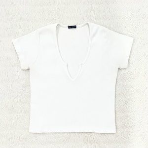 Cropped Richie Top in White
